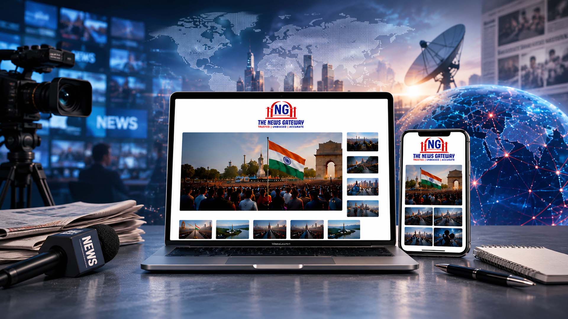 Banner For The News Gateway For Home Page 1